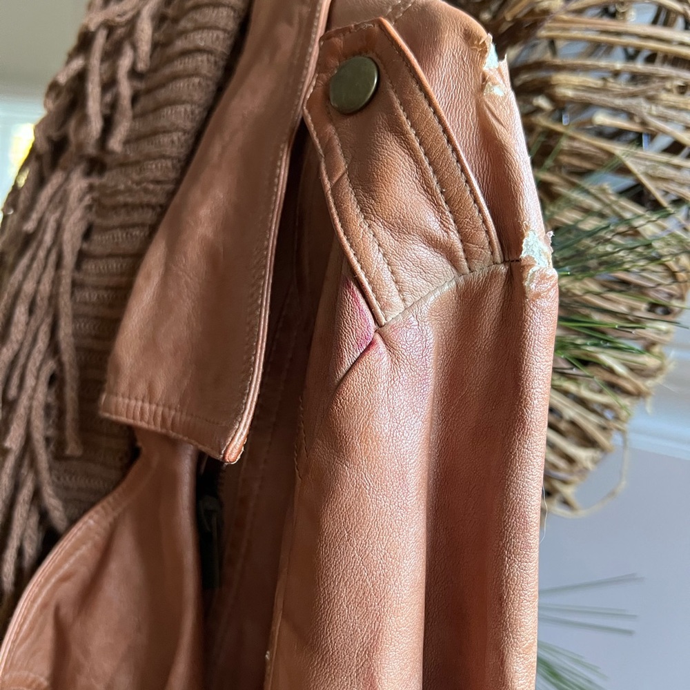 Bundle= Jacket Stretchy Copper Metallic Jeans Bel… - image 6